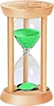 Hourglass, Wooden Sand Timer 10 Min. Turquoise Clock. Fixed Price $9.99.