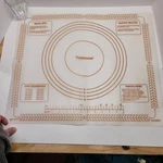 Vintage Tupperware Pastry Mat Pie Tart Baking Sheet 1977 Dart Industries 18"X22. Fixed Price $19.99.