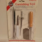 Norpro 5PC Fruit Vegetable Garnishing Tool Set Curl Crinkle Spiral Foodie Gift. Fixed Price $12.99.