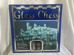 Elegant Chess Board,made Of Solid Glass,clear &frosted,smoked Board-opened. Fixed Price $16.88.