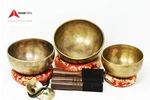 Set Of 3 Pieces Handmade Singing Bowl-wholesale Deal Tibetan Bowl-nepal. Fixed Price $179.99.