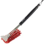 In. Nylon Bristles Wired Grill Cleaning Brush With Scraper DG18GBN -glo. Fixed Price $7.62.