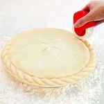 Kitchen Lattice Cutter, Plastic Wheel Roller For Pizza, Pastry & Pie Crusts. Fixed Price $9.22.