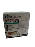 Elite Cuisine Automatic Easy Cooker EGC-007 Cooks Eggs, New Box. Fixed Price $23.01.