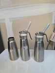 Lot Of Isi Gourmet Stainless Steel Whipped Cream Whipper Dispenser 0.5L Austria. Fixed Price $89.88.