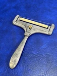 Vtg Diecast Metal Adjustable Cheese Slicer Old Kitchen Gadget Marked Taiwan. Fixed Price $8.64.