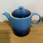 Creuset Marseille Blue Stoneware Teapot With Lid, 1.3L. Fixed Price $60.00.