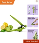 Compact & Durable Lime Green Citrus Juicer, Manual Hand Press For Maximum. Fixed Price $55.99.
