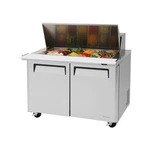 Turbo Air MST-48-18-N 48" Mega Top Sandwich/salad Prep Table W/ 2 Doors, Pans. Fixed Price $4562.30.