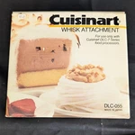 Cuisinart Whisk Attachment DLC-055 For DLC-7 Food Processors New Box. Fixed Price $20.00.