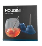 Houdini Swizzle Stick Ice Mold By Rabbit Stainless Steel Bar Cube Stir. Fixed Price $6.39.