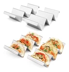 Taco Holders 8 Packs - Stainless Steel Stand Rack Tray Style, Oven Safe For. Fixed Price $15.95.
