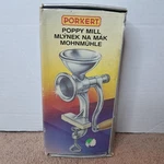 Vintage Porkert MC6 Poppy Seed Mill Grinder Model 2 With Box. Fixed Price $100.00.
