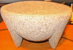 Mejor Made In Mexico Stone Mortar Footed And Pestle 8" Large. Fixed Price $24.00.