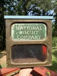 Antique Primitive National Biscuit Bakery Store Advertising Tin Cake Display Box. Fixed Price $149.99.