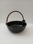 Vtg Ishigaki Cast Iron Bowl #21 Sukiyaki Shabu-shabu 8 Metal Handle Japan. Fixed Price $35.00.