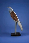 Vtg Mcm Barware Tool Parrot On Perch Bottle Opener & Knife Japan 70S. Fixed Price $19.99.