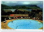 C1970'S Princeville Island Of Kauai Hawaii Hi, Swimming Pool View Postcard. Fixed Price $14.98.