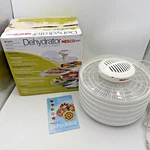 Nesco FD-37 Food Dehydrator Snacks, Fruit, Jerky, Extra Tray Very Clean Nice!. Fixed Price $34.95.