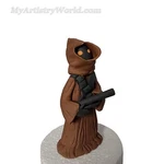 Jawa (star Wars) Cake Topper. Edible 3D Fondant/gum Paste Figurine. Fixed Price $60.00.