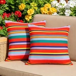 Eternal Beauty 18X18'' Set 2 Outdoor Decorative Pillow Covers Waterproof. Fixed Price $20.22.