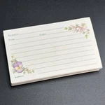 Vintage Current Inc. Recipe Cards Flowers Pansy 70 Count. Fixed Price $16.99.