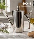(500ML) Stainless Steel Olive Oil Dispenser Bottle, Drip-free Pour For Kitchen. Fixed Price $13.99.
