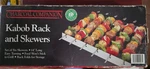 New Charcoal Companion Kabob Rack And Skewers Set Of Six 14" With. Fixed Price $8.97.