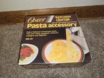 Vintage Oster Kitchen Center Pasta Accessory Attachment 939-65 W Box Manual Nos. Fixed Price $14.00.