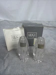 Set Of Mikasa Park Lane German Clear Crystal Salt & Pepper Shakers Niob. Fixed Price $30.00.