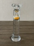 Sand Timer Floating Water Glass Orange Newton's Gravity 8. Fixed Price $29.95.