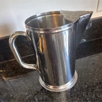 Johnson Rose Stainless Steel Silver Pitcher With Handles. Fixed Price $18.92.