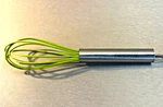 Farberware Silicone Balloon Whisk Professional Stainless Steel Handle Lime Green. Fixed Price $6.99.
