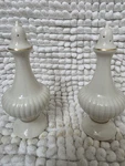 Salt And Pepper Shakers Vintage Essex Collections Cream Tone W/24K Trim By Lenox. Fixed Price $20.00.