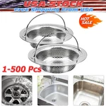 Kitchen Sink Strainer Large Wide Rim 4.5" Stainless Steel Mesh Drain Filter. Fixed Price $258.75.
