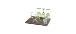 Interdesign 41243 Drying Mat, 18 L, 16 W, Microfiber Terry/polyester Mocha. Fixed Price $10.09.