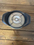 Pampered Chef Pineapple Wedger Corer Cutter Slicer 2416 W/blade Guard Cover Euc. Fixed Price $10.00.