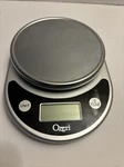 Ozeri Digital Kitchen Scale ZK14-S Chrome/black Accurate Food Weight. Fixed Price $22.00.