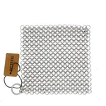 Cast Iron Cleaner 6"X6.3" 316L Stainless Steel Chainmail Scrubber For. Fixed Price $8.49.