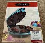 Bella Cake Pop And Donut Hole Maker TSK-2182MFA Turquoise, Free Shipping 12CT. Fixed Price $22.90.