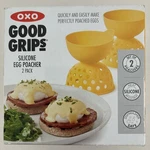 New Oxo Good Grips Silicone Egg Poacher - 2 Pack Yellow. Fixed Price $21.75.