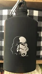 Zak Designs Star Wars Stormtrooper Aluminum Flask 18 Oz Capacity, Matte Black. Fixed Price $10.00.