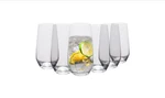 Table 12 Lead-free Crystal Large Beverage Glasses, 16.5 Oz, Clear, Set Of. Fixed Price $49.99.