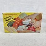Vintage Feemster Famous Vegetable Slicer W/ Safety Holder Original Box. Fixed Price $17.79.