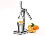 Alpine Cuisine Stainless Steel Hand Press Juicer (3 Pc Set). Fixed Price $25.00.