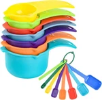 Measuring Cups And Spoons Set 15, Plastic. Fixed Price $15.68.