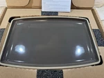 Retired Pampered Chef Gray Stoneware Rectangle Medium Entertaining Platter 1453. Fixed Price $36.74.