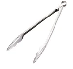 Cuisipro Stainless Steel 12 Inch Grill Fry Tongs With Drain Holes And Locking.... Fixed Price $24.19.