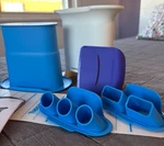 Tupperware Snack Press Dough Pasta Churros Bar Breadstick Maker, Mat & Cutter. Fixed Price $29.99.