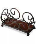 Thirstystone Bronze-tone Scroll Upright Coaster Holder. Fixed Price $29.99.